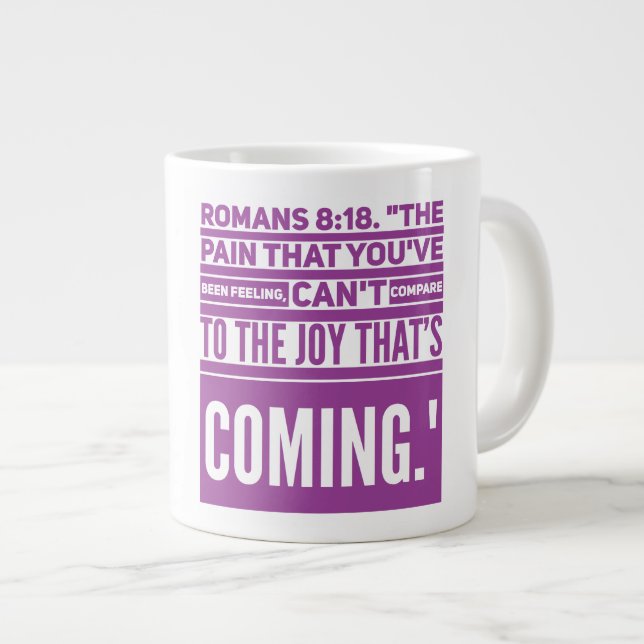 Caneca De Café Grande Joy Jumbo Mug (Frente Esquerda)