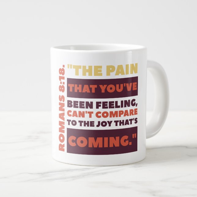 Caneca De Café Grande Joy Jumbo Mug (Frente Esquerda)