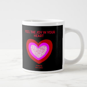 Caneca De Café Grande Joyful Heart Jumbo Mug
