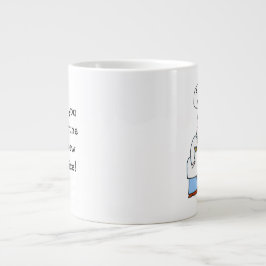 Caneca De Café Grande Juíza Engraçado e Doutor Cartoon e Advogado de Men