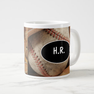 Caneca De Café Grande Jumbo Beisebol
