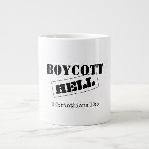 CANECA DE CAFÉ GRANDE JUMBO CAFÉ MUITO: BOYCOTT HELL