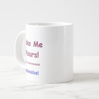 Caneca De Café Grande Jumbo Cerâmico personalizado para personalizar 20o