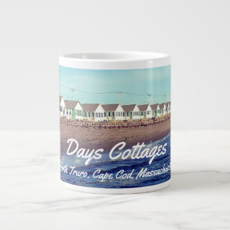 Caneca De Café Grande Jumbo Days Cottages Panorâmica Mug com Endereço