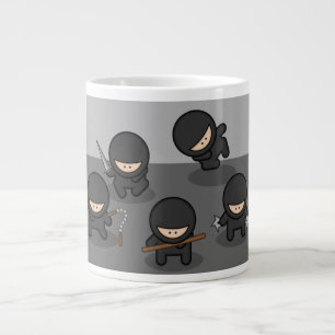 Caneca De Café Grande Jumbo Little Ninja Mug