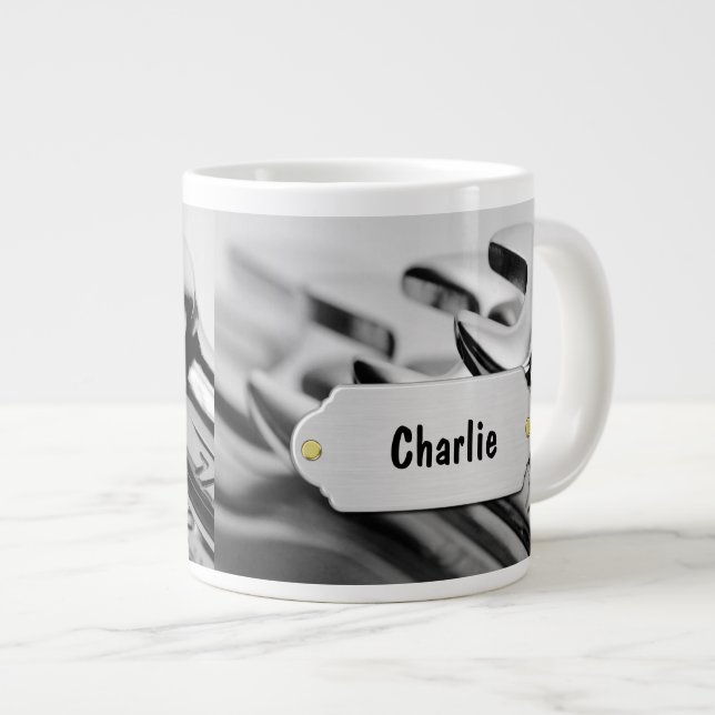 Caneca De Café Grande Jumbo Mechanical Coffee Mugs (Frente Esquerda)