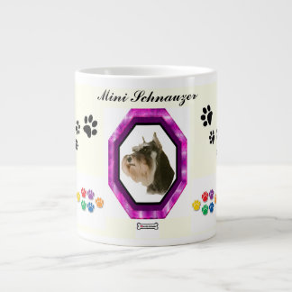 Caneca De Café Grande Jumbo Mini Schnauzer Mug
