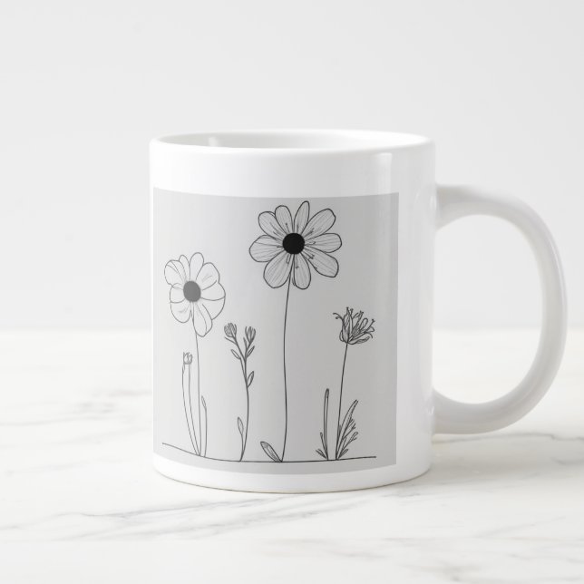 Caneca De Café Grande Jumbo Mug (Direita)
