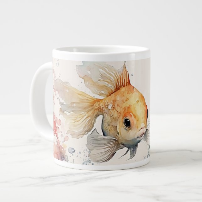 Caneca De Café Grande Jumbo Mug (Frente Esquerda)