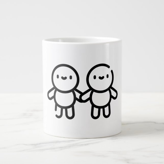 Caneca De Café Grande Jumbo Mug (Frente)