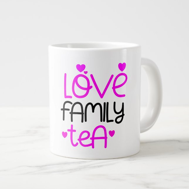 Caneca De Café Grande Jumbo Mug (Frente Esquerda)