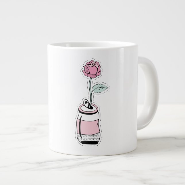 Caneca De Café Grande Jumbo Mug (Frente Esquerda)