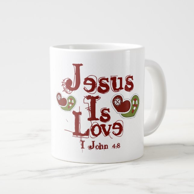 Caneca De Café Grande Jumbo Mug (Frente Esquerda)