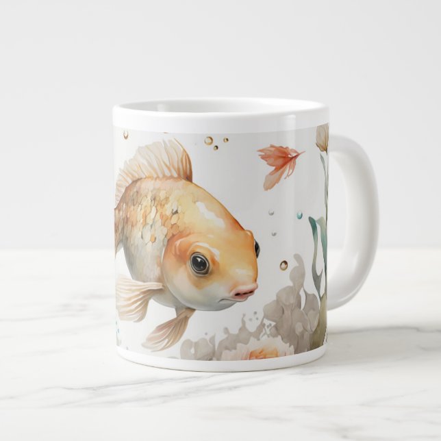 Caneca De Café Grande Jumbo Mug (Frente Esquerda)