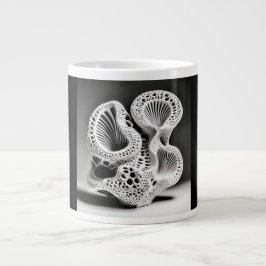 Caneca De Café Grande Jumbo Mug, 20oz, (Coral Shell-4)