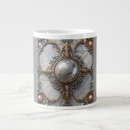 Caneca De Café Grande Jumbo Mug, 20oz (Medallion-3)