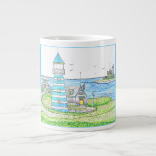 Caneca De Café Grande Jumbo Mug americana