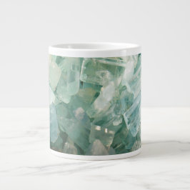 Caneca De Café Grande Jumbo Mug Aquamarine Blue Beryl Gemstone