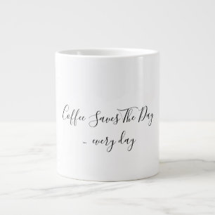 Caneca De Café Grande Jumbo Mug Branco