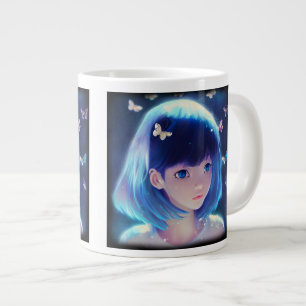 Caneca De Café Grande Jumbo Mug De Animação De Borboleta