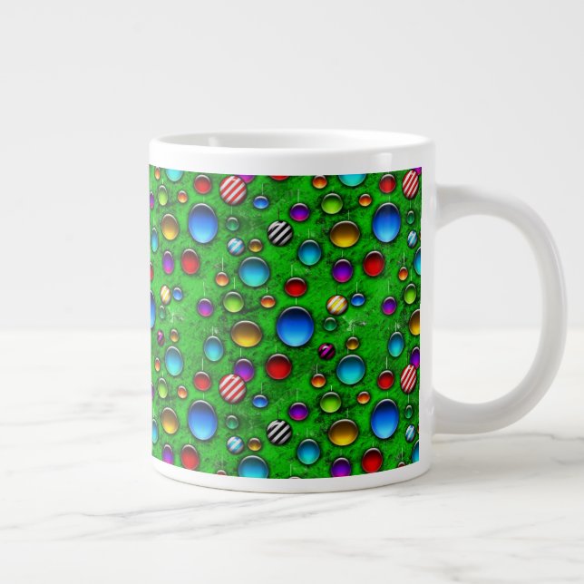 Caneca De Café Grande Jumbo Mug de Árvore de Natal Selvagem (Direita)