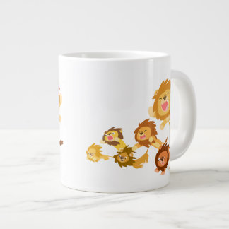 Caneca De Café Grande Jumbo Mug de Lâmina de Bela Caricatura