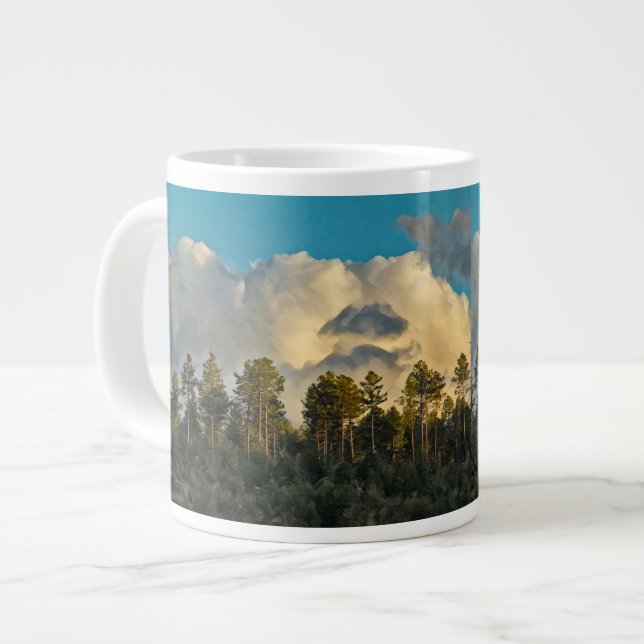 Caneca De Café Grande Jumbo Mug de PAISAGEM OCIDENTAL (Frente Esquerda)