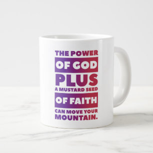 Caneca De Café Grande Jumbo Mug de Semente de Mostarda