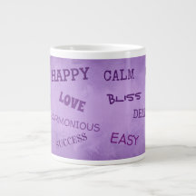 Jumbo Mug de Vibes Positivos