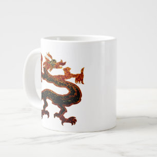 Caneca De Café Grande Jumbo Mug Dragon