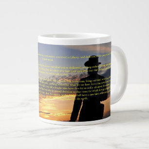 Caneca De Café Grande Jumbo Mug Gettysburg Sunset II