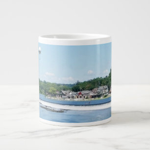 Caneca De Café Grande Jumbo Mug - Linha de Boat House Filadélfia