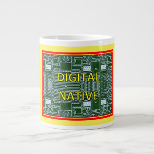 Caneca De Café Grande Jumbo Mug NATIVO DIGITAL
