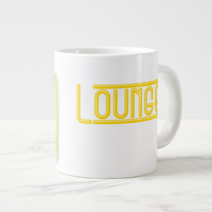 Caneca De Café Grande Jumbo Mug Neon Yellow mais alto