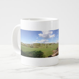 Caneca De Café Grande Jumbo Mug Personalizado De Fotografia Panorâmica D