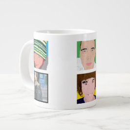 Caneca De Café Grande Jumbo Mug Personalizado Personalizado do Instagram