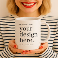 Jumbo Mug Seu Design Upload 20oz