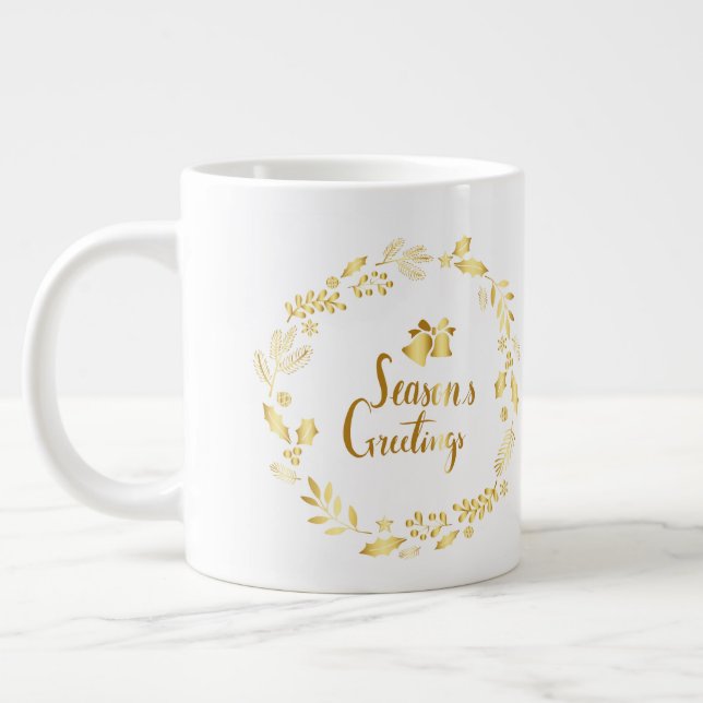 Caneca De Café Grande jumbo + Natal (Esquerda)