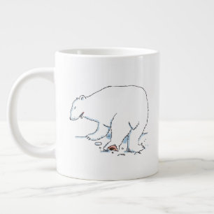Caneca De Café Grande Jumbo Urso Polar