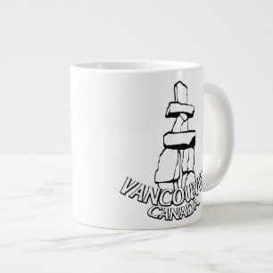 Caneca De Café Grande Jumbo Vancouver Café Mug Native Art Cup