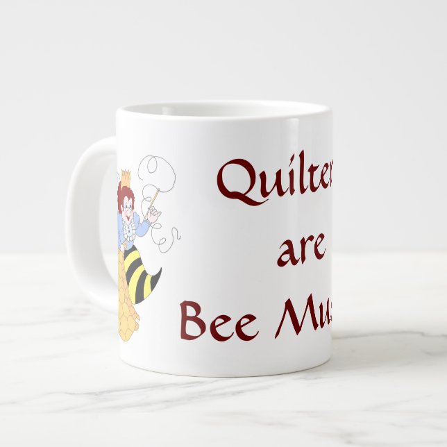 Caneca De Café Grande JumboMugs de Abelhas (Frente Esquerda)