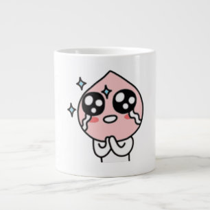 Caneca De Café Grande KakaoTalk Friends Apeach (Feliz em Lágrimas)