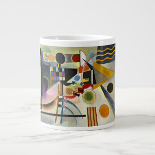 Caneca De Café Grande Kandinsky Modern Abstrato Colorful Trabalho de art