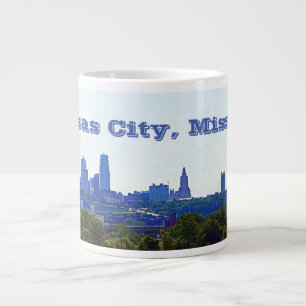 Caneca De Café Grande Kansas City, Missouri Skyline