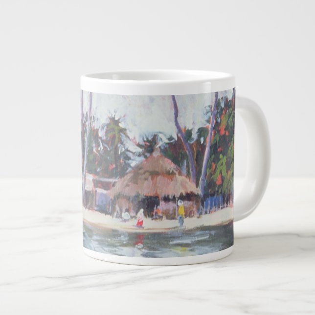 Caneca De Café Grande Karaban Senegal 1997 (Frente Esquerda)