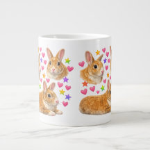 kawaii cute y2k rainbow rabbit bunny