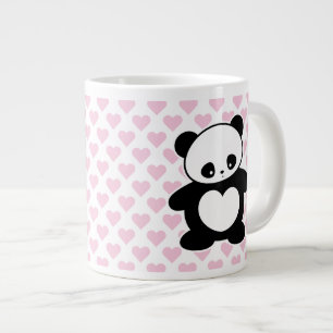 Caneca De Café Grande Kawaii panda