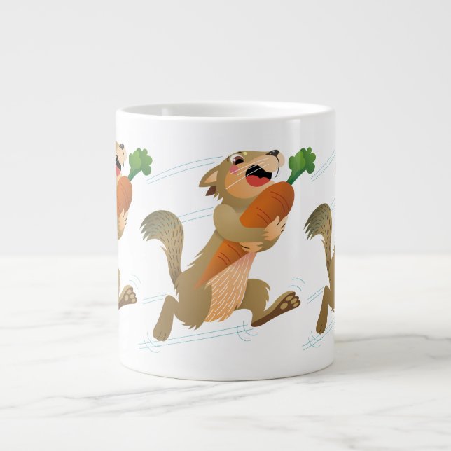Caneca De Café Grande Kelossus, Happy Topher Gopher (Frente)