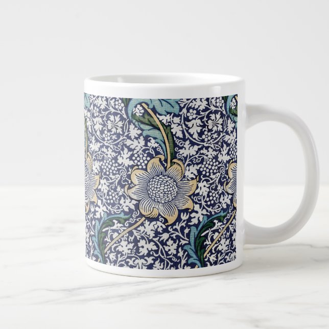 Caneca De Café Grande Kennet Floral Pattern - William Morris (Direita)