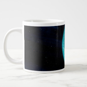 Caneca De Café Grande Kepler 22b, Um Planeta Extrasolar.